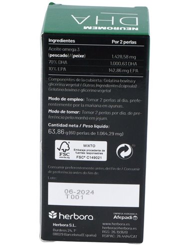 Neuromem Dha de Herbora