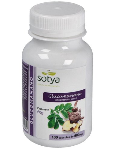 Glucomanano 600Mg Cáps. 100U de Sotya