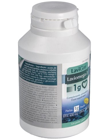 Laviomega 3 1Gr. 120Perlas de Lavigor
