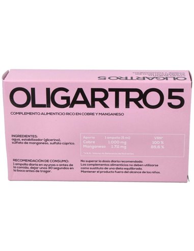 Oligartro-5 Mn-Cu 20 Amp X 5Ml de Artesania