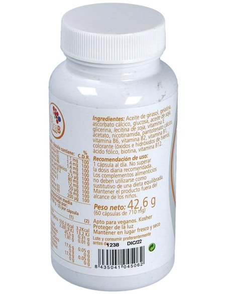 Vita B Complex 60Cap. Maese Herbario de Artesania