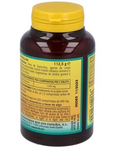 Espirulina 400Mg. 250Comp. de Nature Essential