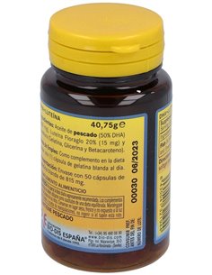 Dha + Luteina 615Mg. 50Perlas de Nature Essential