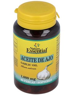 Garlic Oil (Ajo) 1000Mg. 60Perlas de Nature Essential