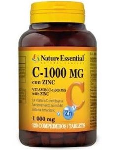 Vitamina C 1000Mg+Zinc 120Comp. de Nature Essential