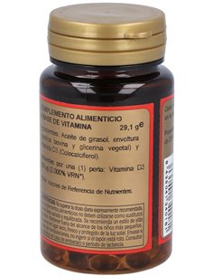 Vitamina D3 100Mcg. 100Perlas de Obire
