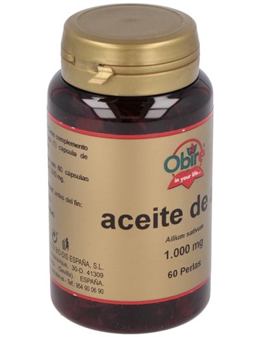 Garlic Oil (Ajo) 60Perlas de Obire