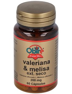 Valeriana + Melisa 200Mg (Ext. Seco) 60Cap. de Obire