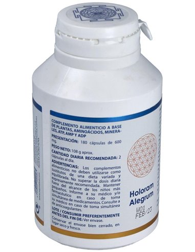 Holoram Alegrum 180Cap. de Equisalud