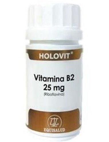 Holovit Vit. B2 25Mg. 50Cap. de Equisalud