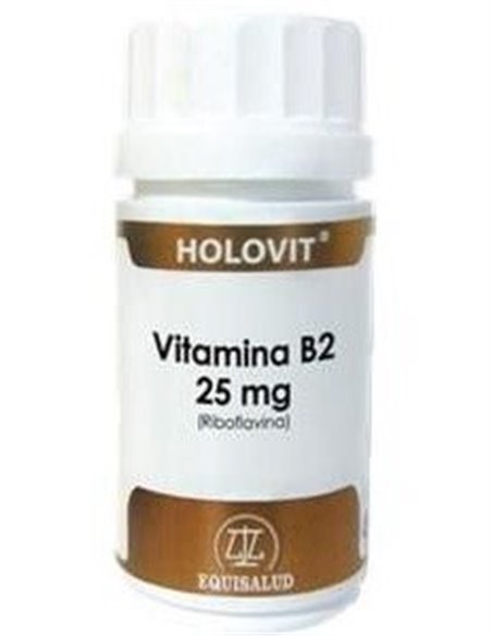 Holovit Vit. B2 25Mg. 50Cap. de Equisalud