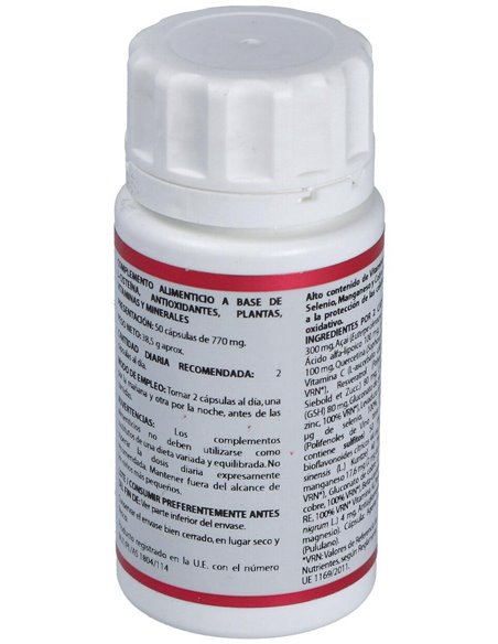 Holomega Antiox Plus 50Cap. de Equisalud