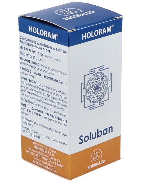Holoram Soluban 60Cap. de Equisalud