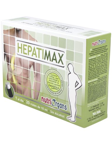 Nutriorgans Hepatimax 20Viales de Tongil