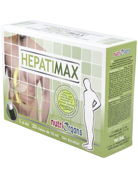 Nutriorgans Hepatimax 20Viales de Tongil