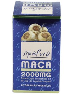 Maca 2000 mg. 60 Capsulas Estado Puro de Tongil
