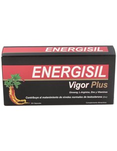 Energisil Vigor Plus (Ginseng+Arginina) 30Cap. de Energisil