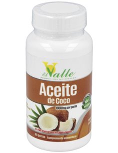 Aceite De Coco 60Perlas de El Valle