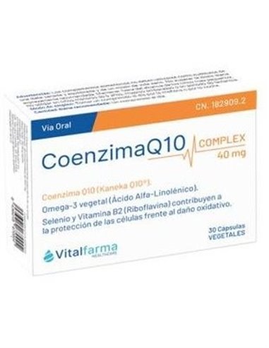 Coenzima Q10 Complex 40Mg. 30Cap. de Vitalfarma