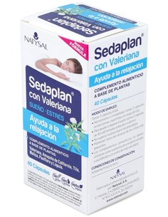 Sedaplán Con Valeriana  (Descanso Y Sueño) 40 Cáps. de Natysal