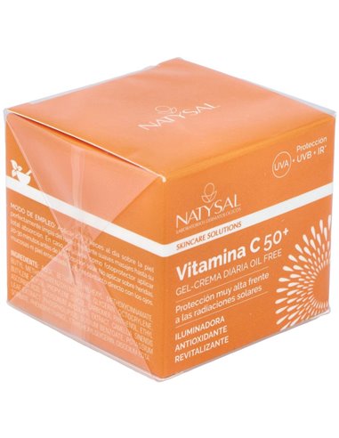 Crema Vitamina C  Fps50 + Tarro 50 ml. de Natysal
