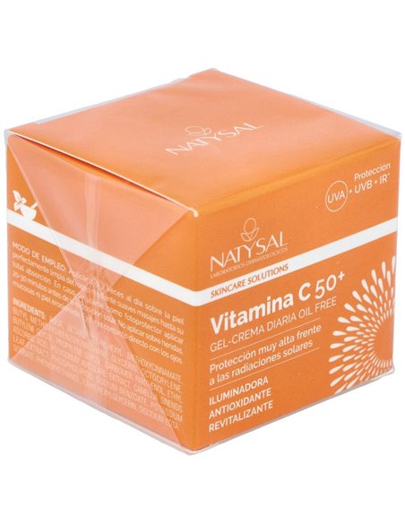 Crema Vitamina C  Fps50 + Tarro 50 ml. de Natysal