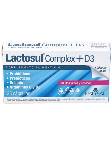 Lactosul Complex + D3 20 Cáps. de Natysal