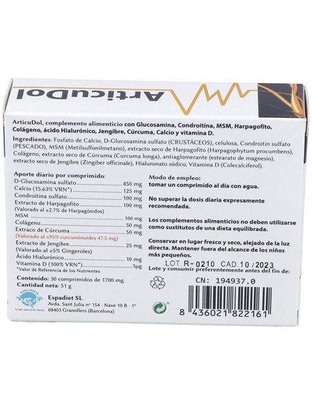 Articudol 30 Comp. de Espadiet