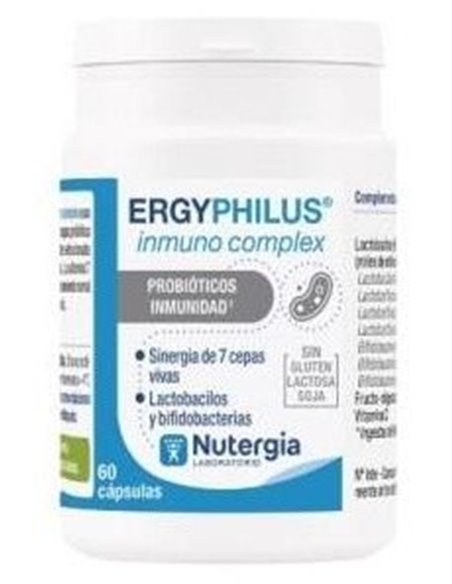 Ergyphilus Inmuno Complex 60Cap. (Refrigeracion) de Nutergia