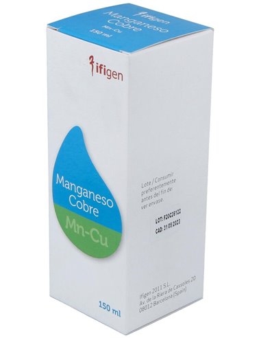 Manganeso-Cobre (Mn-Cu) Oligoelementos 150Ml. de Ifigen