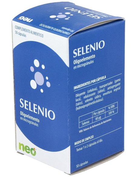 Selenio Microgranulos Neo 50Cap. de Neo