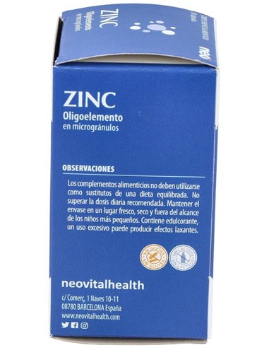 Zinc Microgranulos Neo 50Cap. de Neo