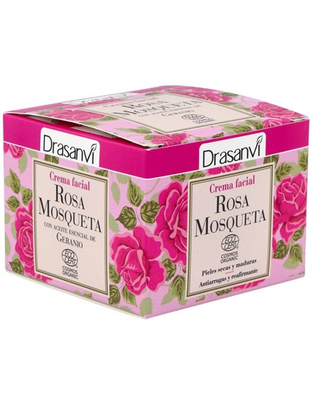 Crema Facial Rosa Mosqueta 50Ml. Ecocert Bio de Drasanvi