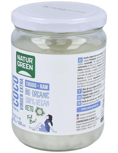 Aceite Virgen de Coco 400g de Naturgreen