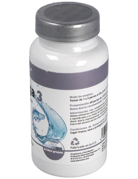 Omega 3 1000Mg. 60Perlas de Plannatur