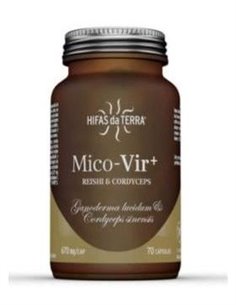 Mico Vir-Reishi y Cordyceps 70 capsulas Hifas da terra