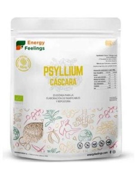 Psyllium Entero Cascara 500Gr. Eco Vegan Sg de Energy Feelings