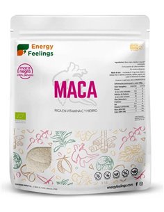 Maca Negra Polvo 500Gr. Eco Vegan Sg de Energy Feelings