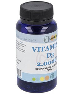 Vitamina D3 2000Ui 100Perlas de Alfa Herbal