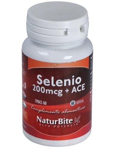 Selenio 200Mcg + Ace 60Comp. de Naturbite