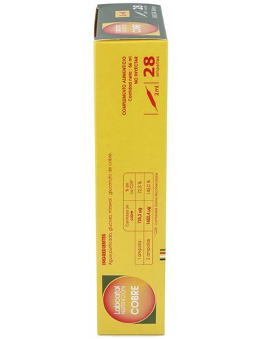 Cobre 4 28X2Ml Ampollas Labcatal