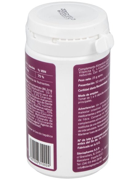 Hepastevia 50Cap. de Steviapharma