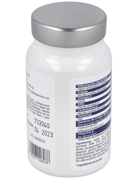 Puro Omega Ginkgo Complex Dha/Epa Q10 60Perlas de Puro Omega