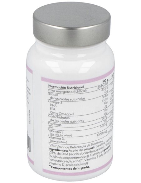 Natural DHA Embarazo y Lactancia 60 perlas de Puro Omega