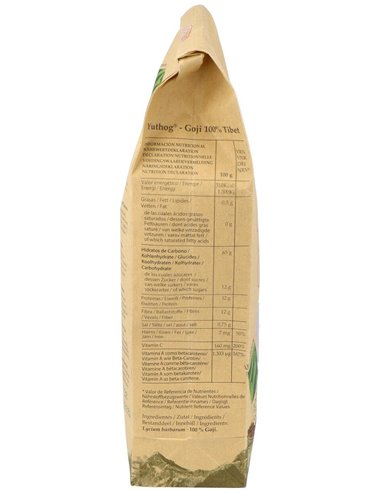 Bayas De Goji Yuthog Bolsa 250Gr. de Cien Por Cien Natural
