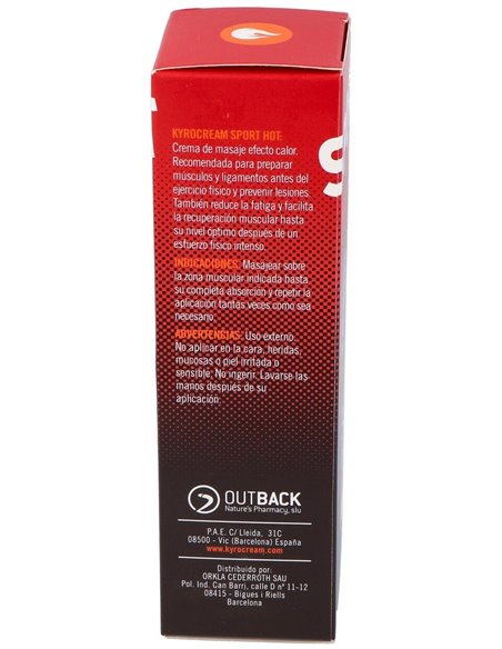 Kyrocream Sport Hot 120Ml. de Kyrocream