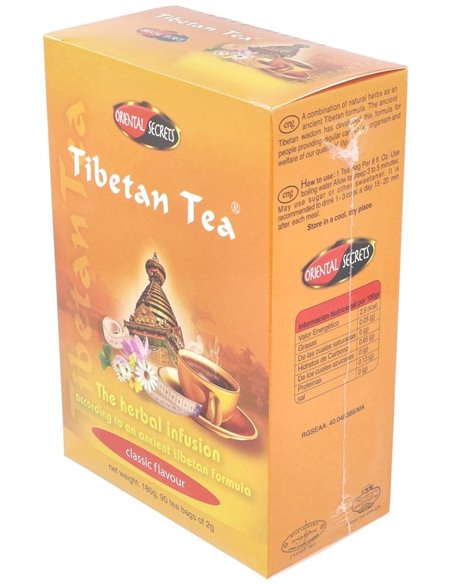 Tibetan Tea Sabor Natural 90Sbrs. de Tibetan Tea