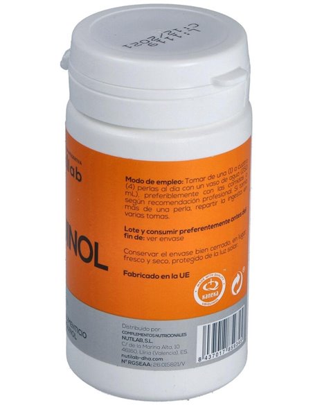 Ubiquinol 100Mg 60Perlas. de Nutilab