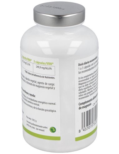 Magnesio 180Cap. de Cien Por Cien Natural