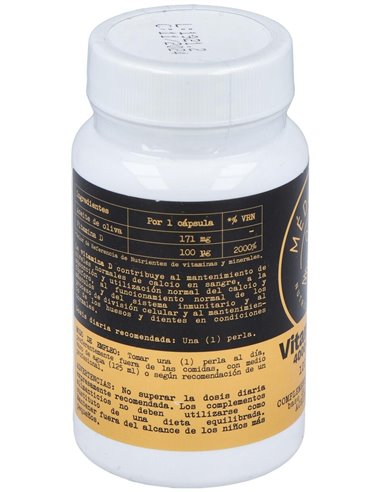 Vitamina D3 4000Ui 120Perlas de Mederi Nutricion Integrativa